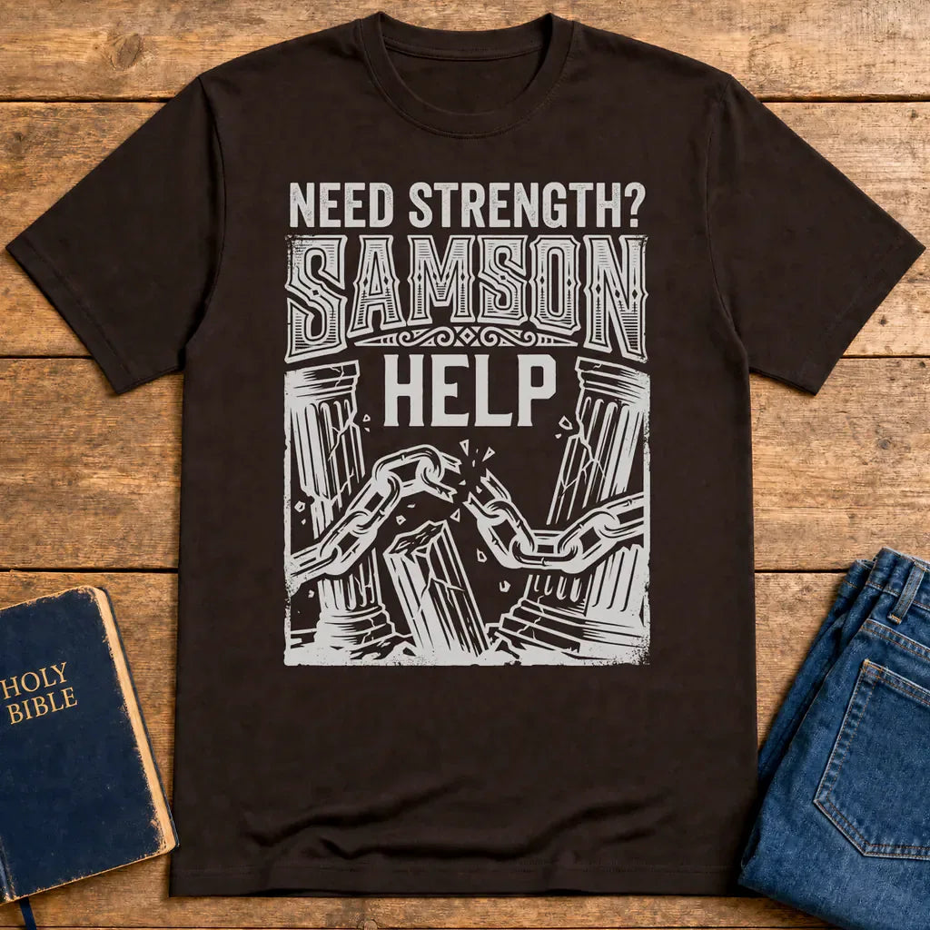 Samson Strength T-Shirt - Dark Chocolate