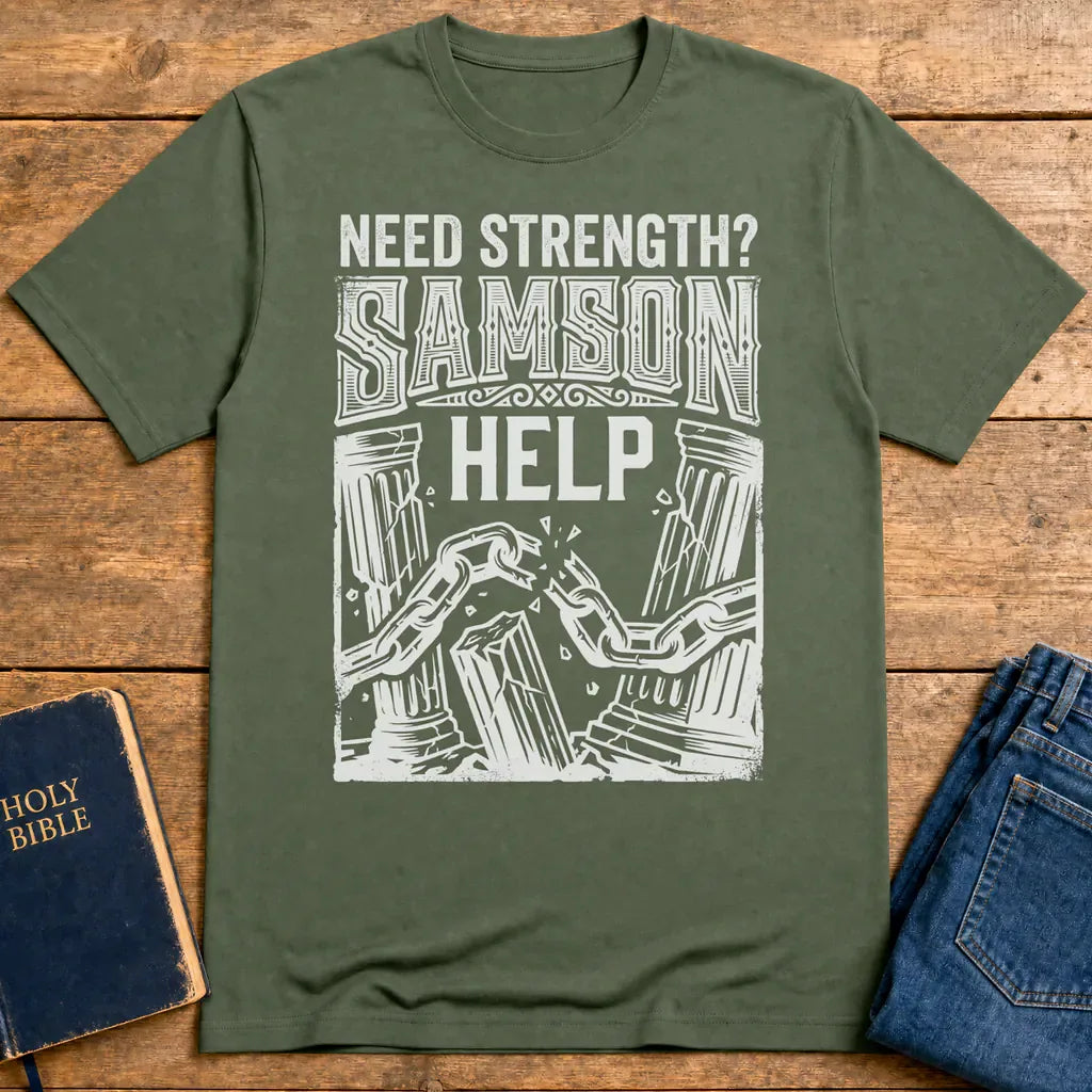 Samson Strength T-Shirt - Military Green