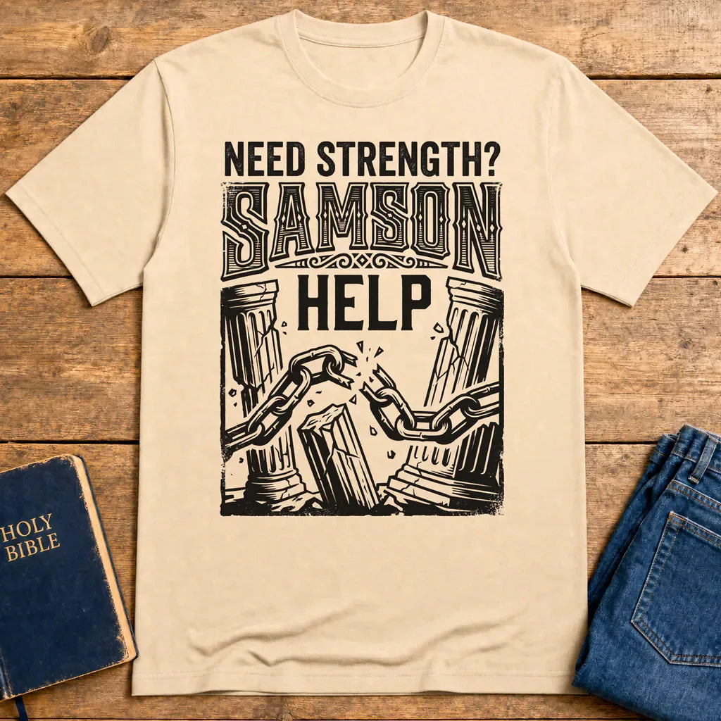 Samson Strength T-Shirt - Natural