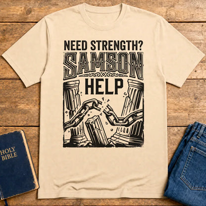 Samson Strength T-Shirt - Natural