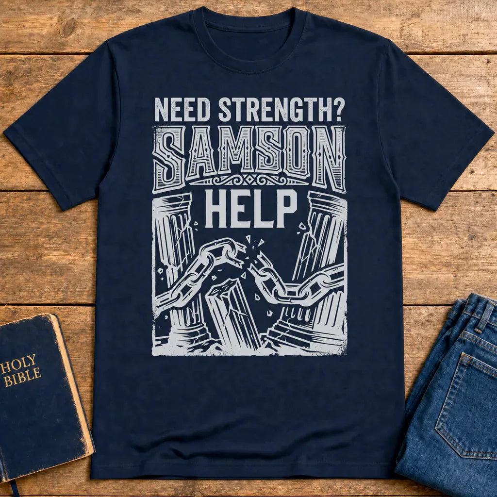 Samson Strength T-Shirt - Navy