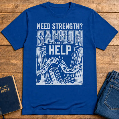 Samson Strength T-Shirt - Royal
