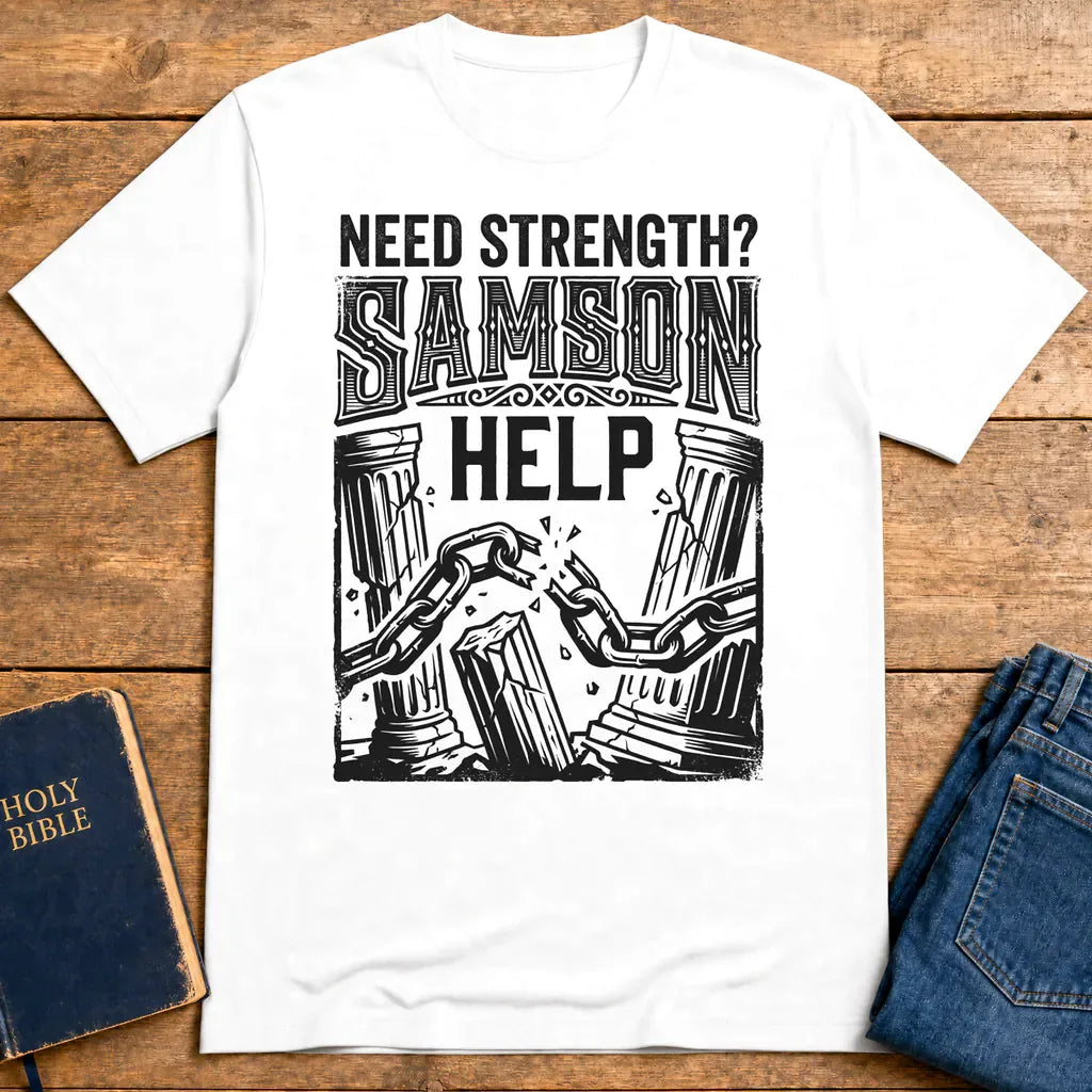 Samson Strength T-Shirt - White