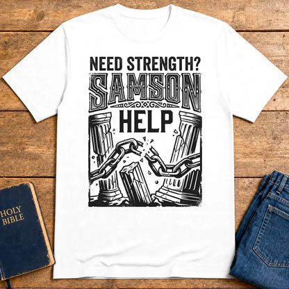 Samson Strength T-Shirt - White