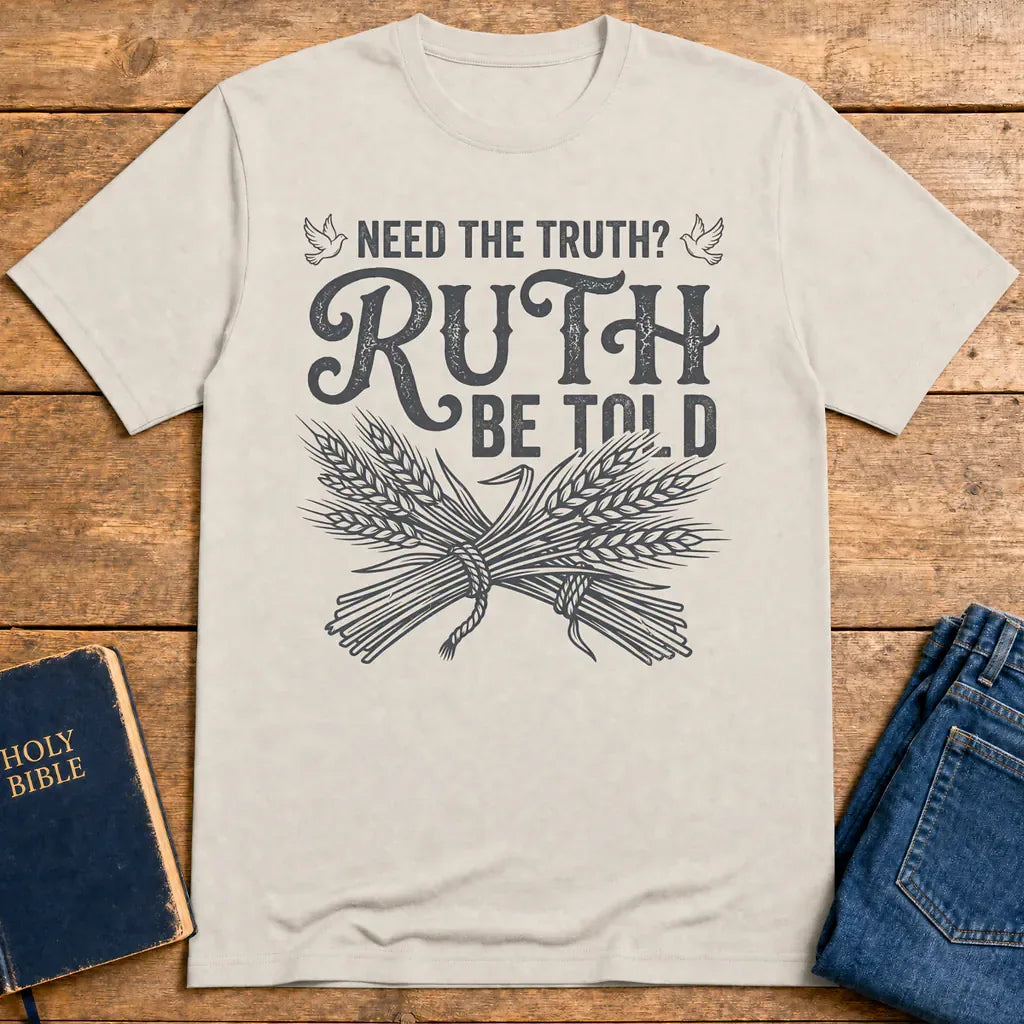 Ruth Be Told T-Shirt - Ice Grey
