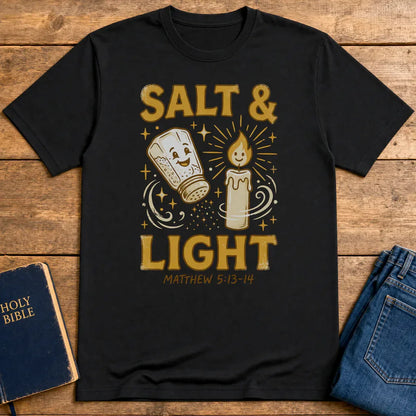Salt & Light Scripture T-Shirt - Black