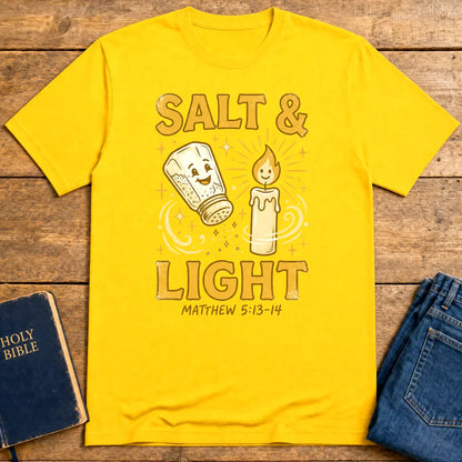 Salt & Light Scripture T-Shirt - Daisy