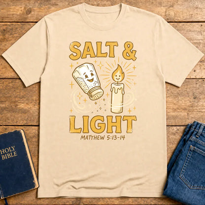 Salt & Light Scripture T-Shirt - Natural