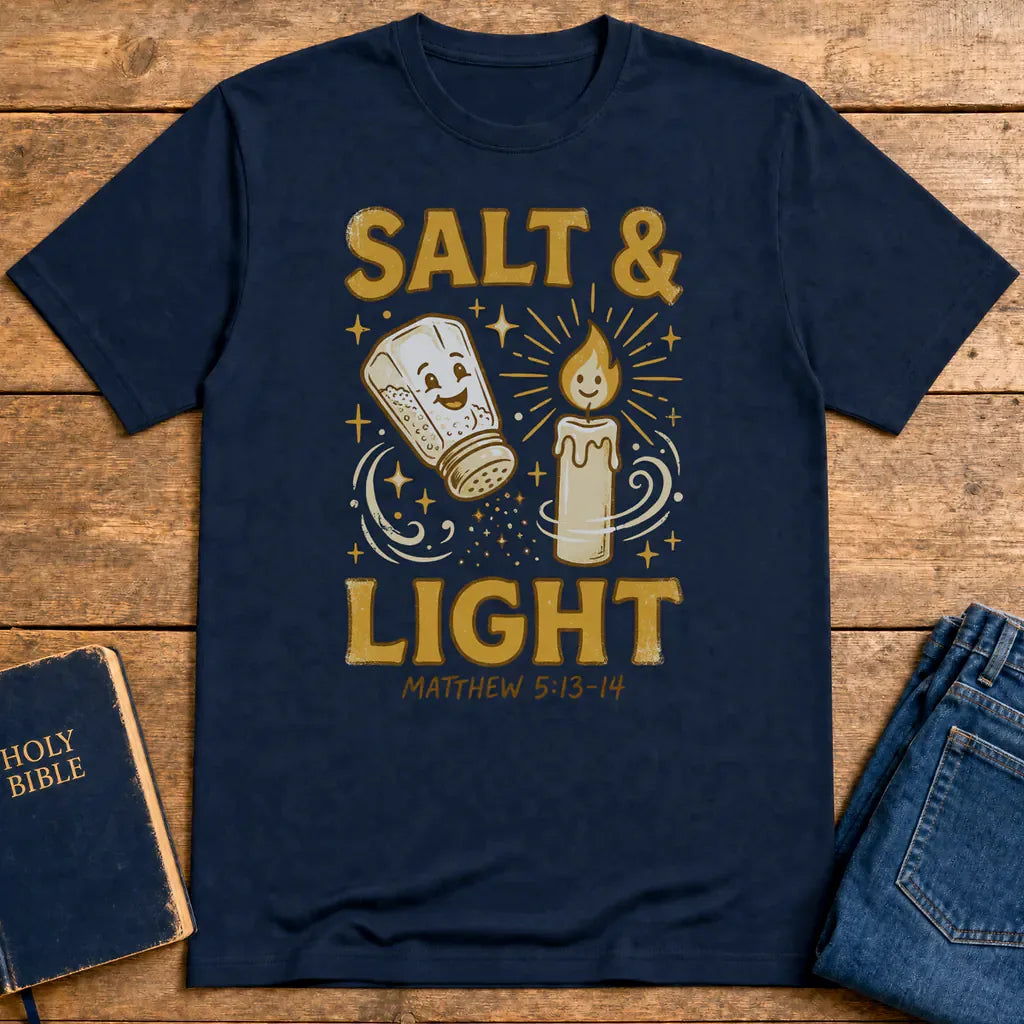 Salt & Light Scripture T-Shirt - Navy