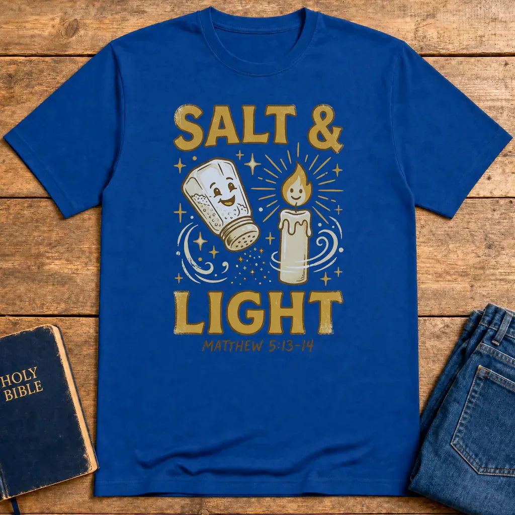 Salt & Light Scripture T-Shirt - Royal
