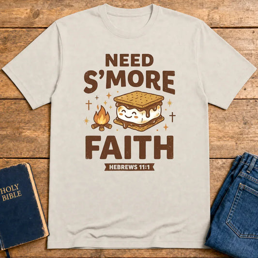 Need S'more Faith T-Shirt - Ice Grey