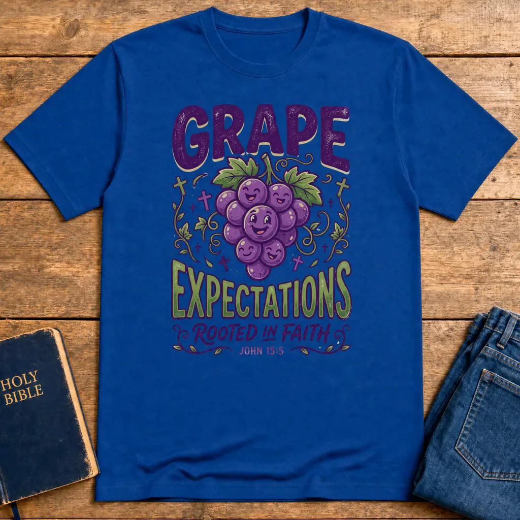 Grape Expectations T-Shirt - Royal