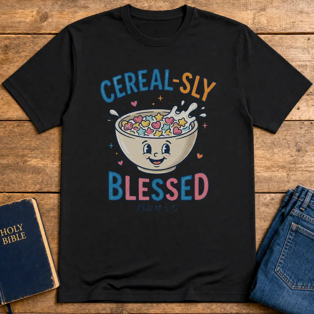 Cereal-sly Blessed T-Shirt - Black