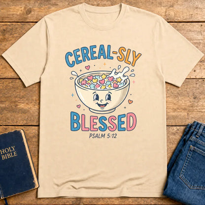 Cereal-sly Blessed T-Shirt - Natural