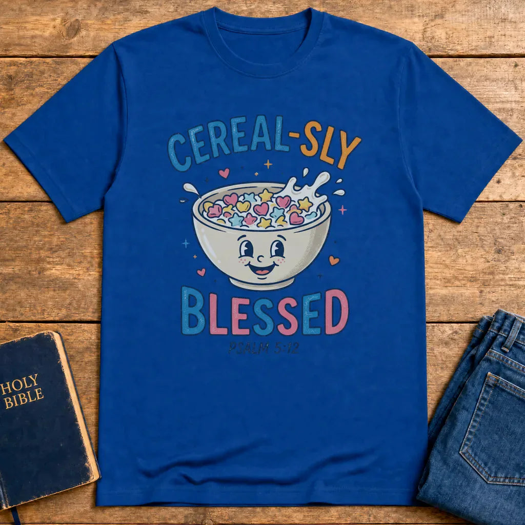 Cereal-sly Blessed T-Shirt - Royal