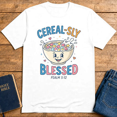 Cereal-sly Blessed T-Shirt - White