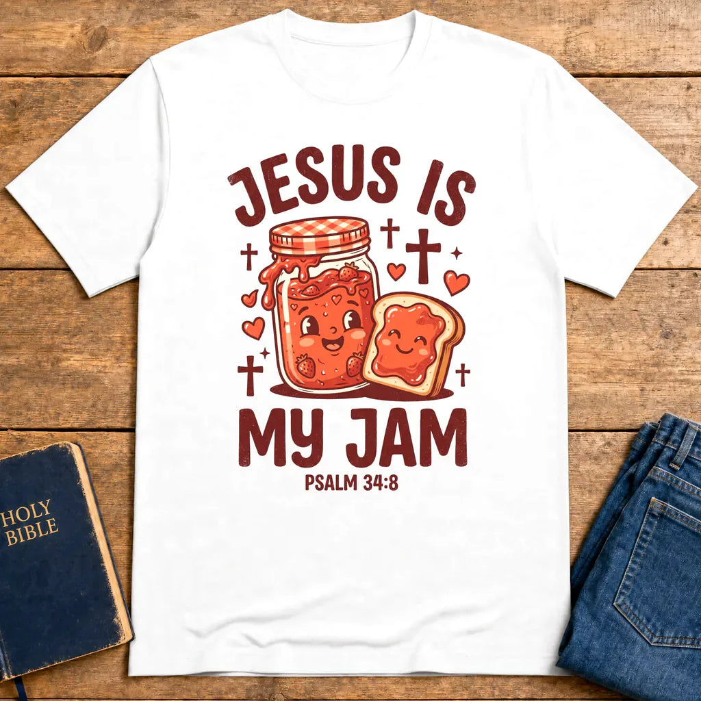 Jesus Is My Jam T-Shirt - White