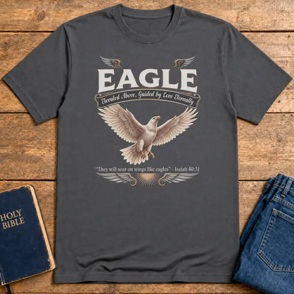 Soar Like Eagles T-Shirt - Charcoal