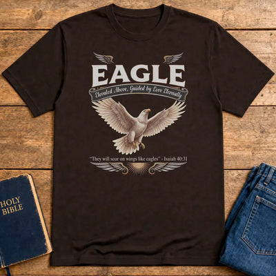 Soar Like Eagles T-Shirt - Dark Chocolate