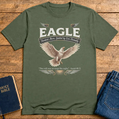Soar Like Eagles T-Shirt - Military Green