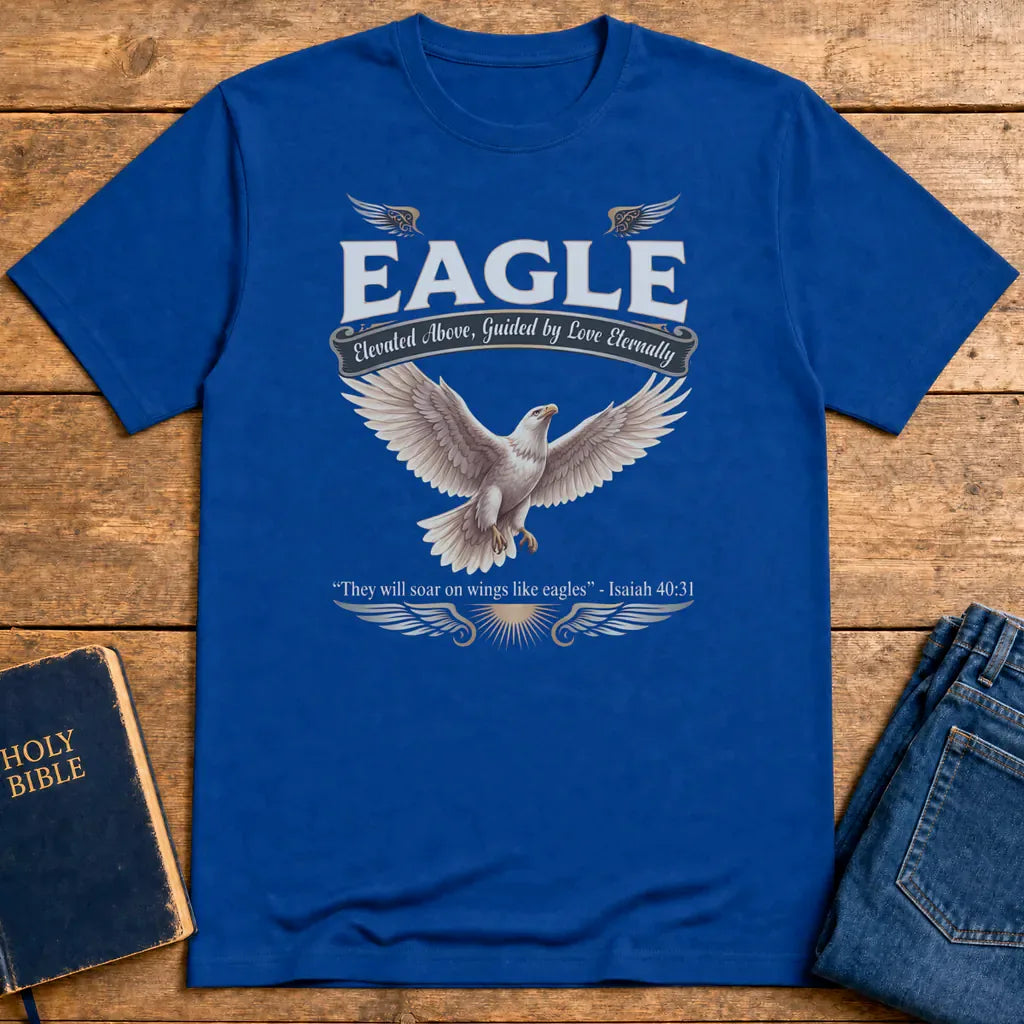 Soar Like Eagles T-Shirt - Royal