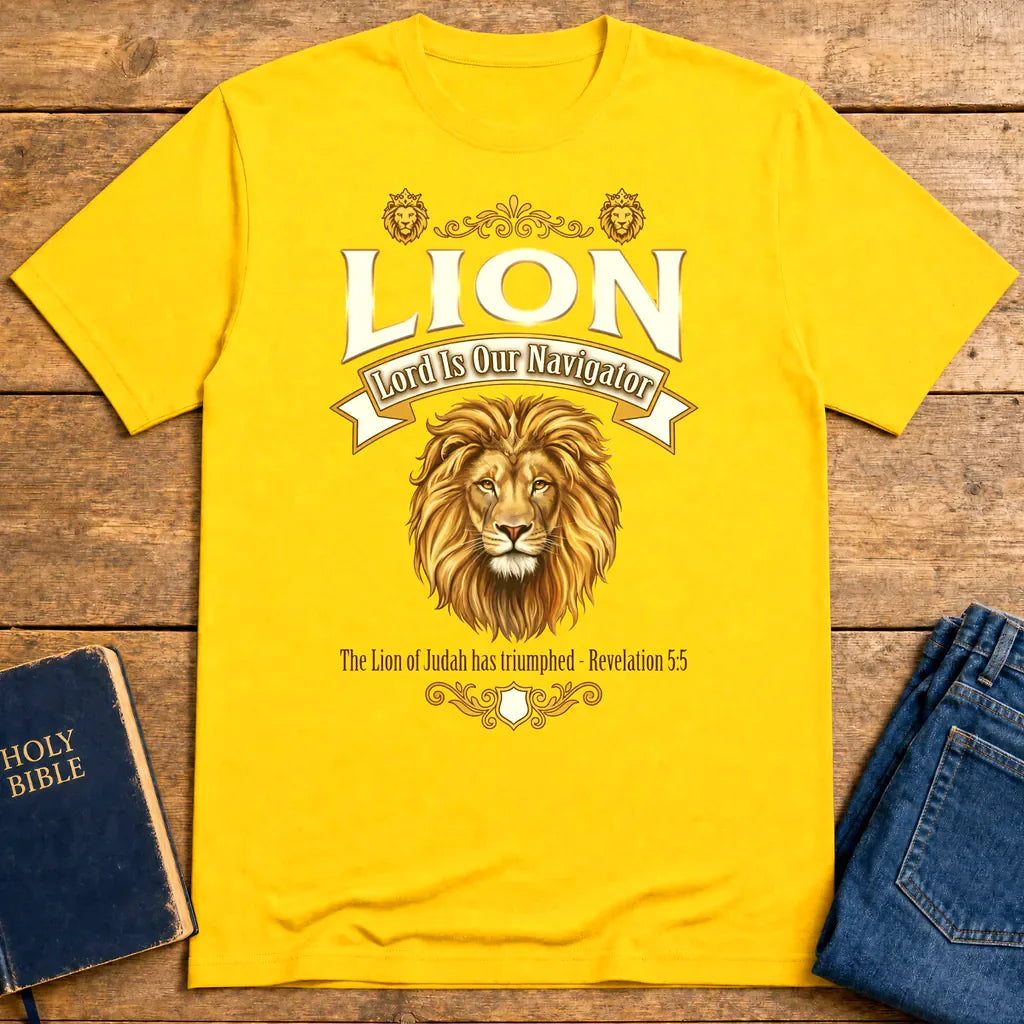 Lion of Judah Victory T-Shirt - Daisy