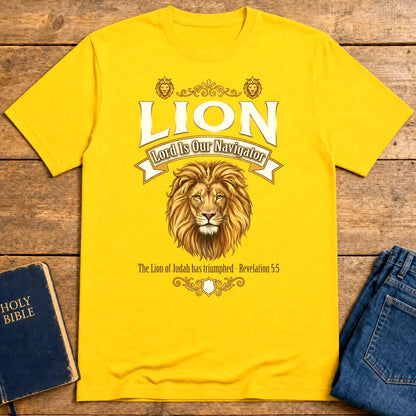 Lion of Judah Victory T-Shirt - Daisy