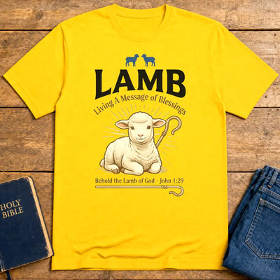 Lamb of Blessings T-Shirt - Daisy