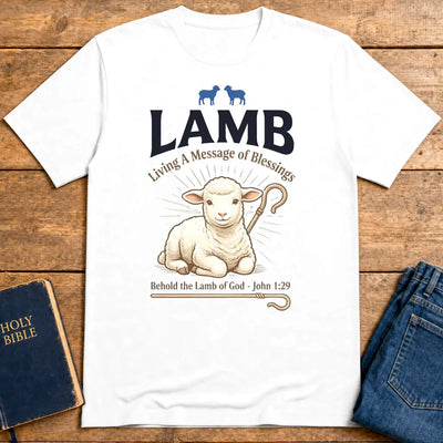 Lamb of Blessings T-Shirt - White