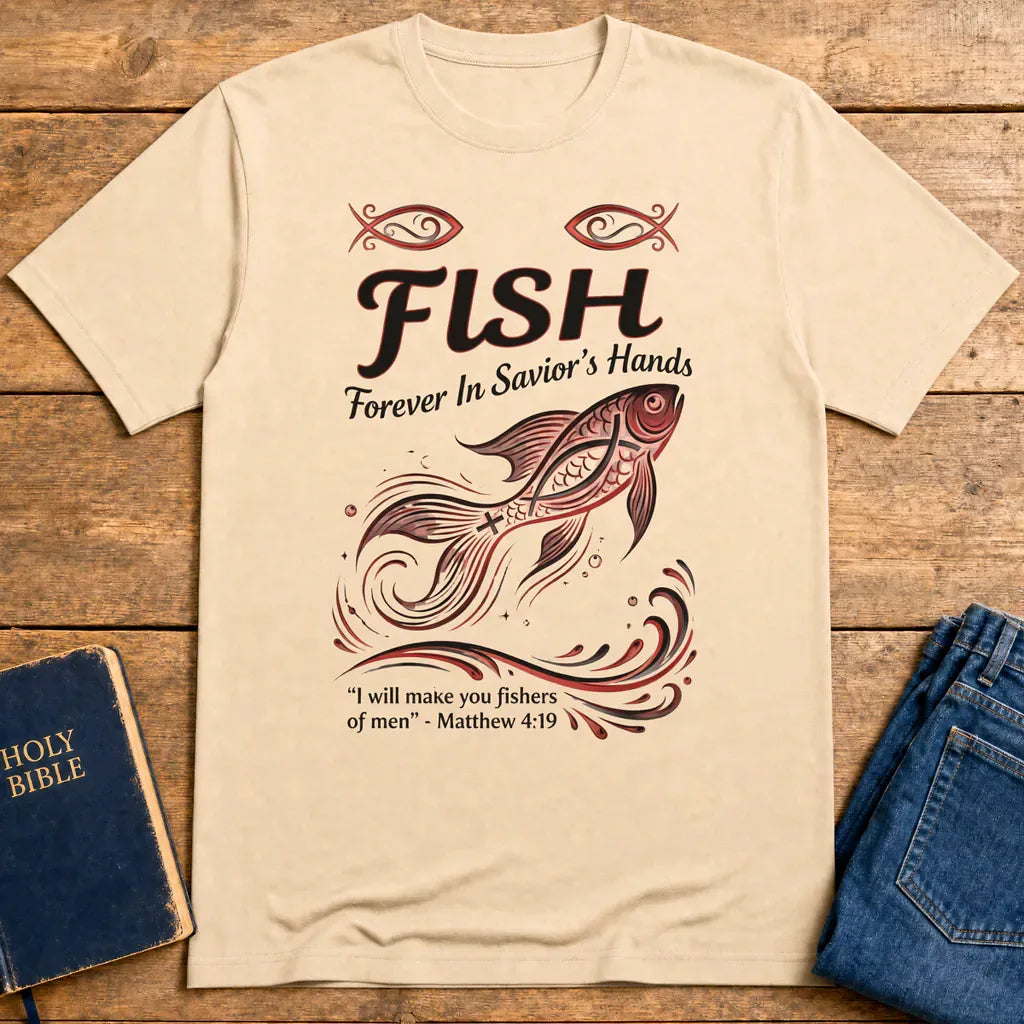 FISH - Forever in Savior’s Hands T-Shirt - Natural