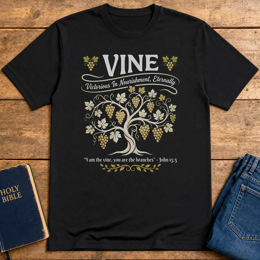 Vine of Life T-Shirt - Black
