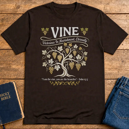 Vine of Life T-Shirt - Dark Chocolate