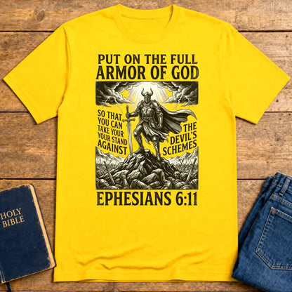 Full Armor of God T-Shirt - Daisy