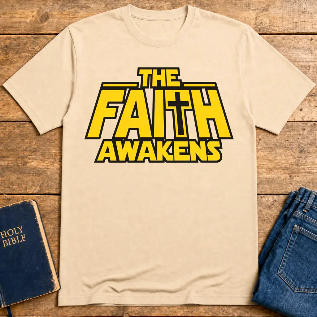 The Faith Awakens T-Shirt - Natural