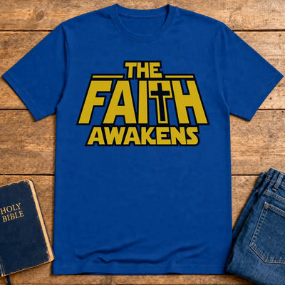 The Faith Awakens T-Shirt - Royal