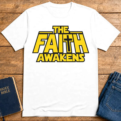 The Faith Awakens T-Shirt - White