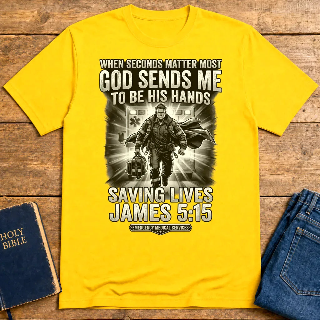God Sends Me to Be His Hands T-Shirt - Daisy