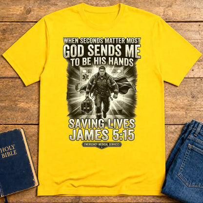God Sends Me to Be His Hands T-Shirt - Daisy