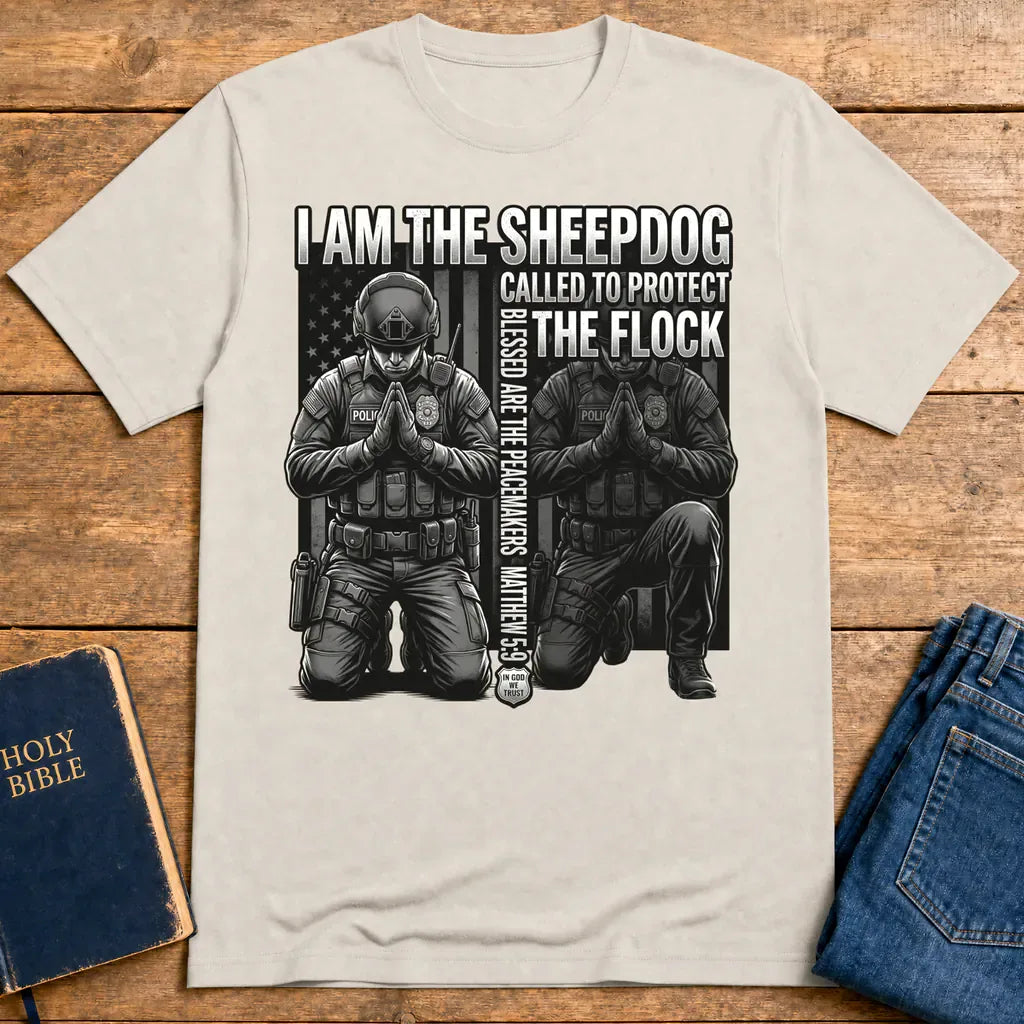 Sheepdog Protector T-Shirt - Ice Grey