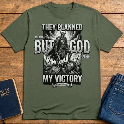 But God My Victory T-Shirt - Military Green