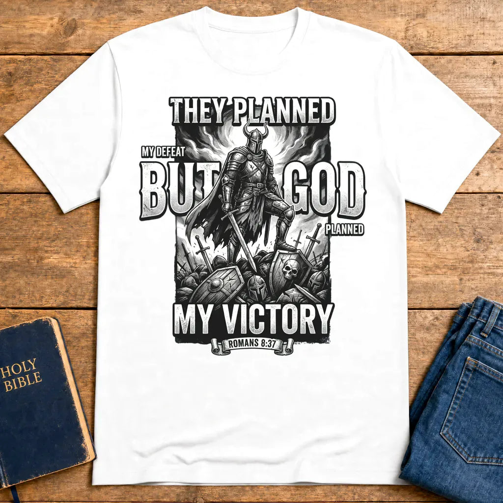 But God My Victory T-Shirt - White