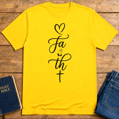 Faith In Prayer T-Shirt - Daisy