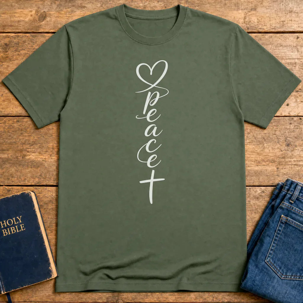 Peace T-Shirt - Military Green