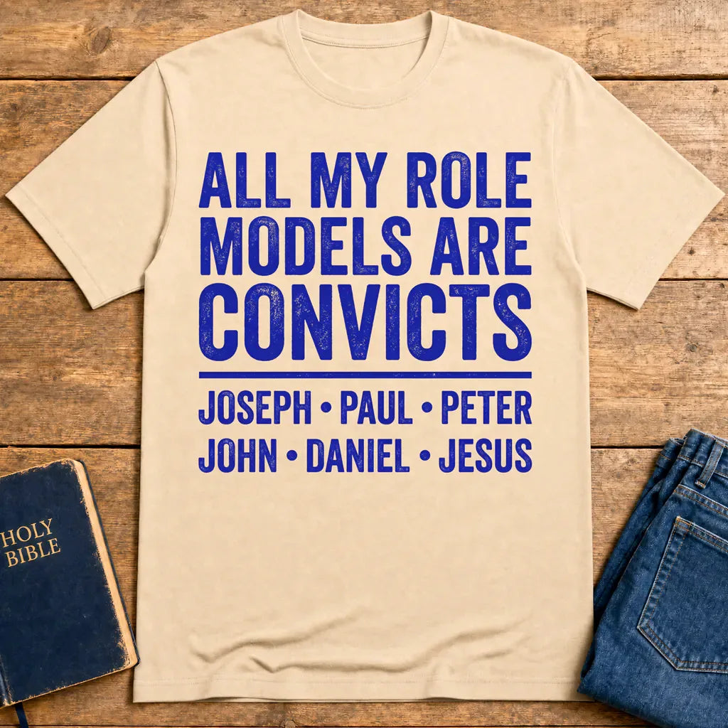 Role Model Convicts T-Shirt - Natural