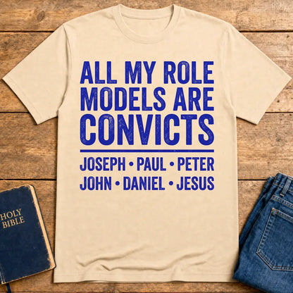 Role Model Convicts T-Shirt - Natural