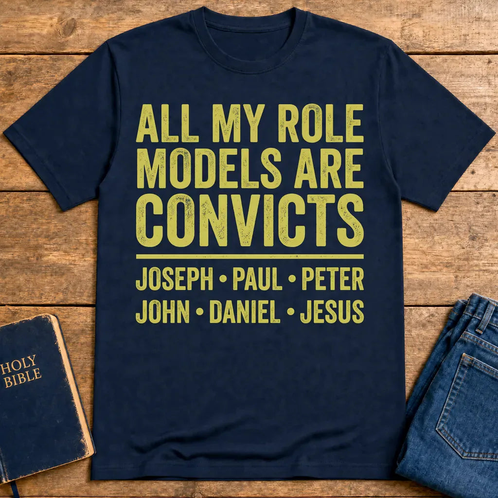 Role Model Convicts T-Shirt - Navy