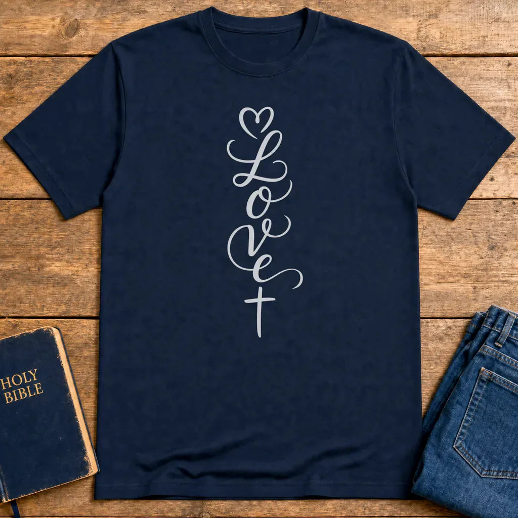 Loved in Christ T-Shirt - Navy