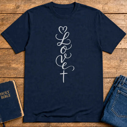 Loved in Christ T-Shirt - Navy