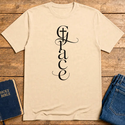 By Grace of God T-Shirt - Natural