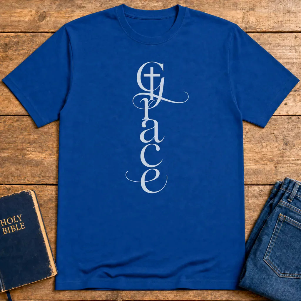 By Grace of God T-Shirt - Royal